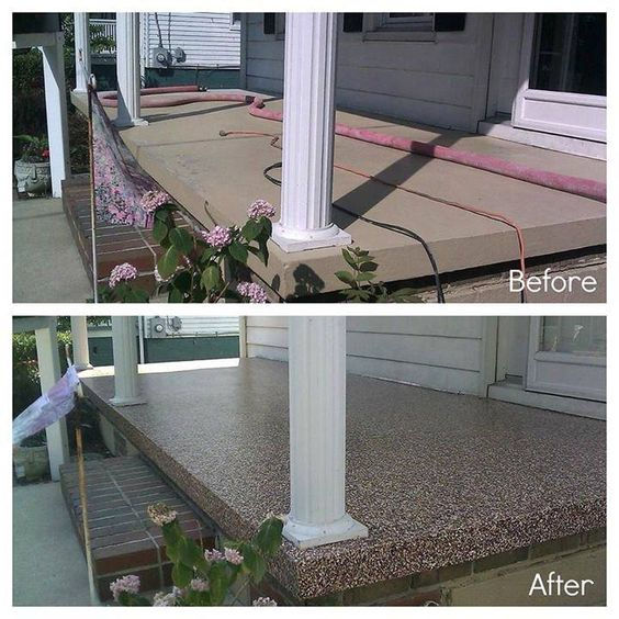 before after pver crete