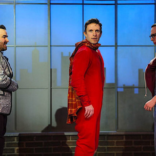 John Wascavage, Michael Greer and Quinn Patrick Shannon in the Pittsburgh CLO production of UP AND AWAY.