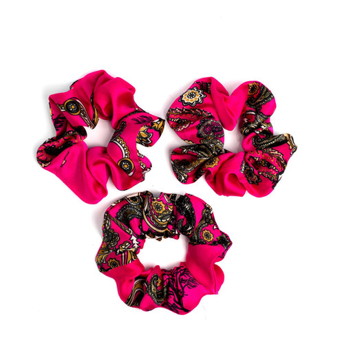 Paisley Silk Scrunchies
