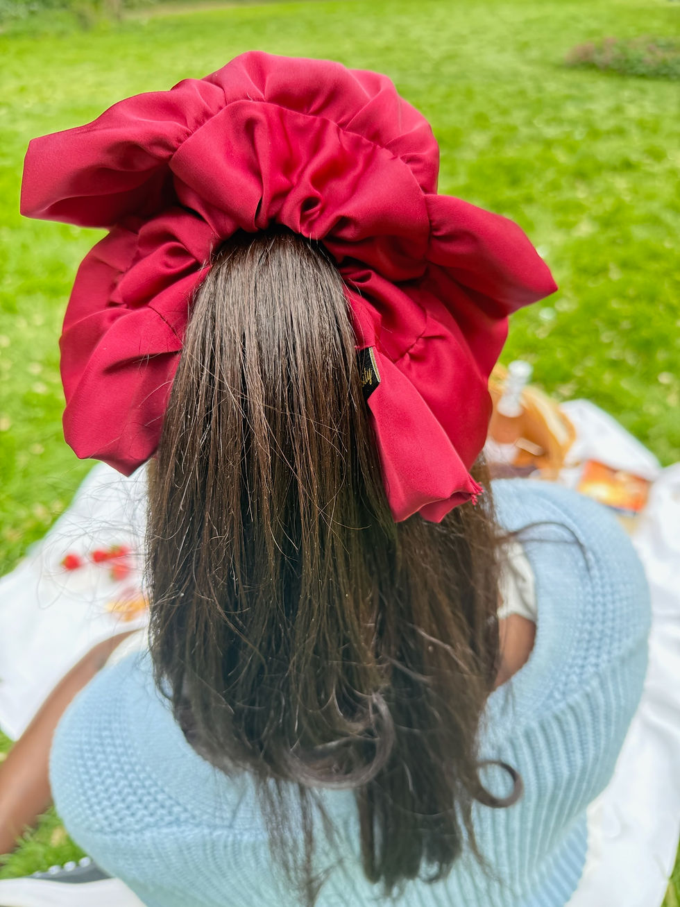 Thumbnail: Ruffle it Up Silk Scrunchie