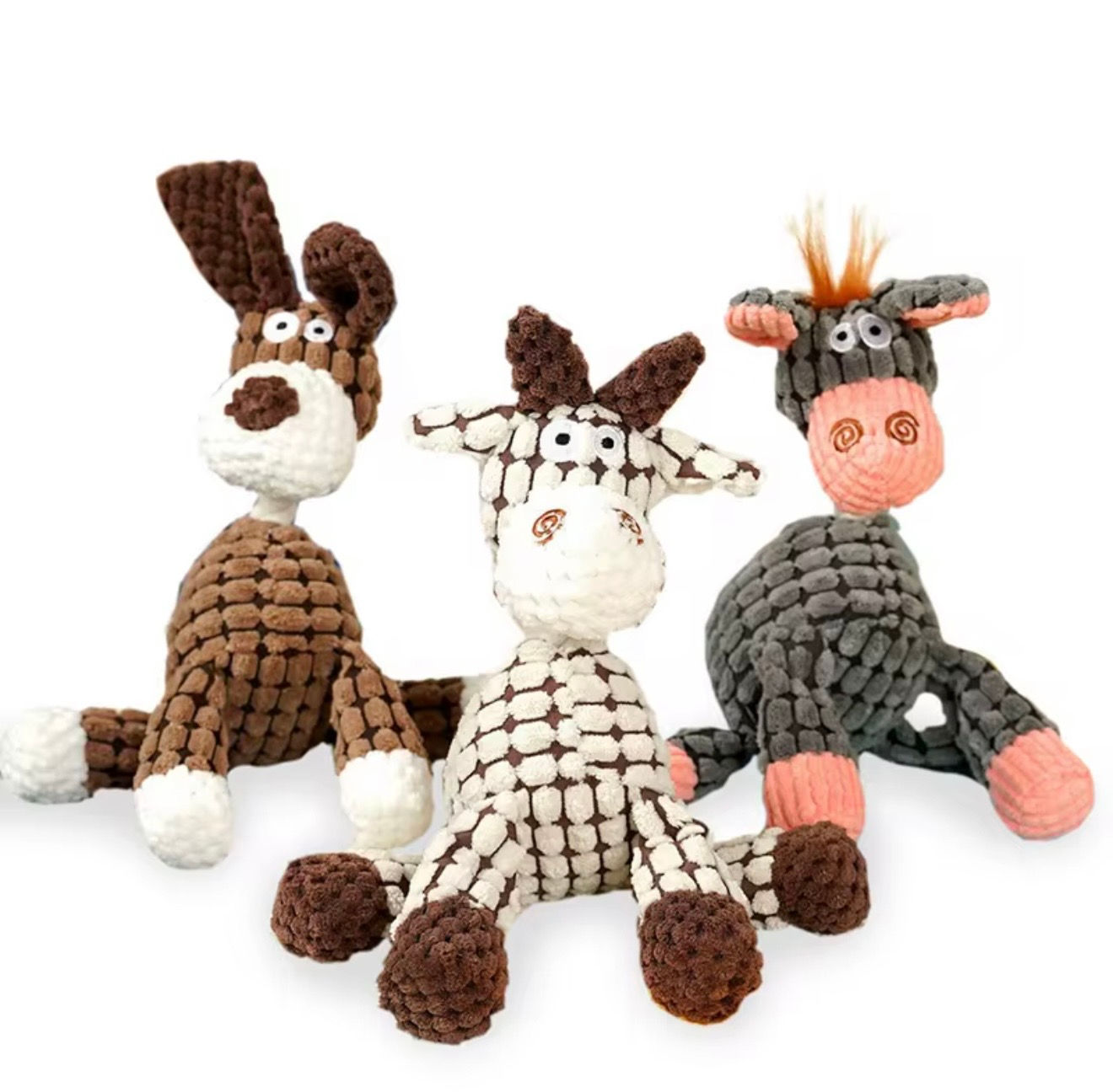 Fun Plush Dog Chew Toy