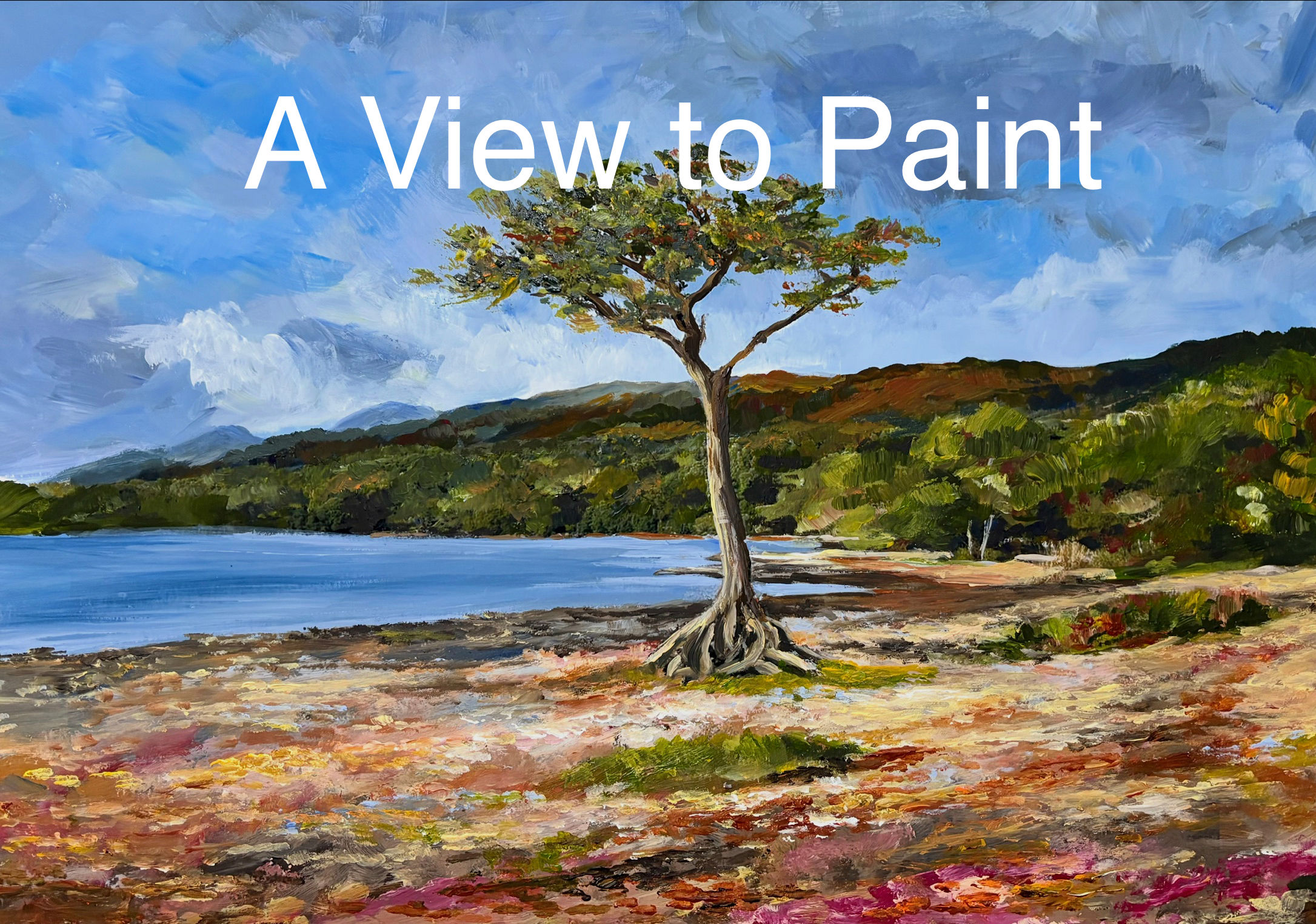 Lone Tree, Loch Lomond : Scottish Landscape Art - Signed & Mounted Print