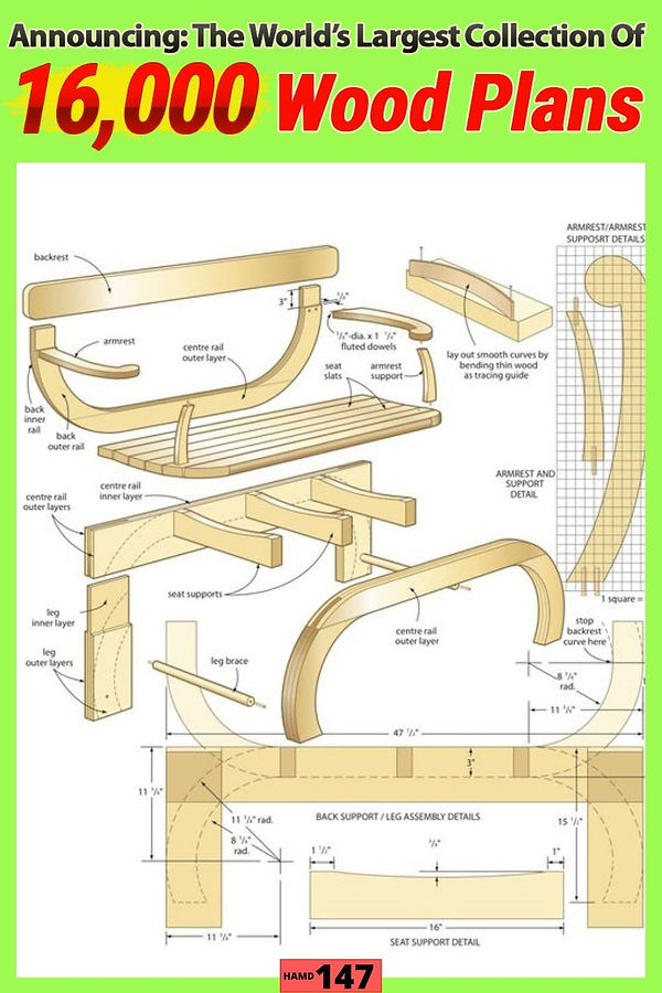 Make 16000 Wood Projects Step by Step | Woodworking ProjectsHamd147