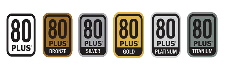 Selos de certificação 80+