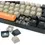 Miniatura: TECLADO MECANICO GAMER REDRAGON LAKSHMI (LARANJA, CINZA E PRETO)(SWITCH BROWN)
