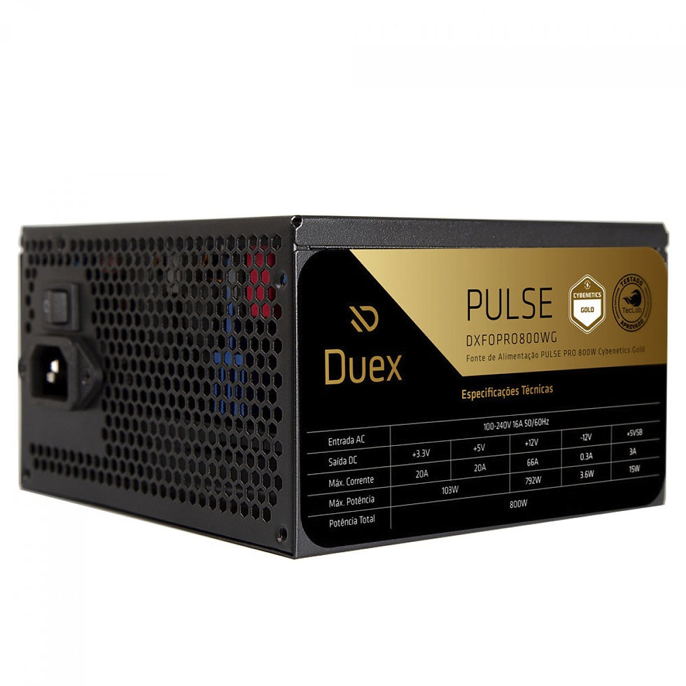 FONTE 800W DUEX PULSE (GOLD FULL MODULAR)