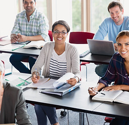 Students and Teacher in Classroom