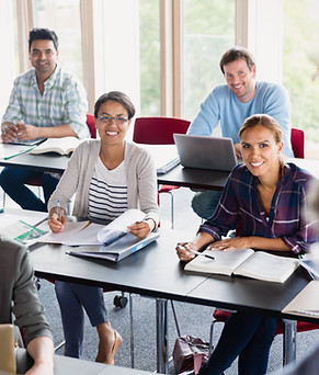 Students and Teacher in Classroom