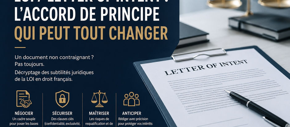 Letter of Intent (LOI) : le document « non contraignant » qui peut pourtant vous engager