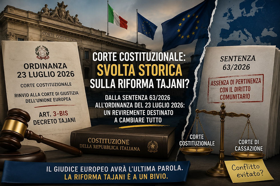 Nationalité italienne : la réforme Tajani renvoyée à Luxembourg — l’article 3-bis bientôt enterré ?