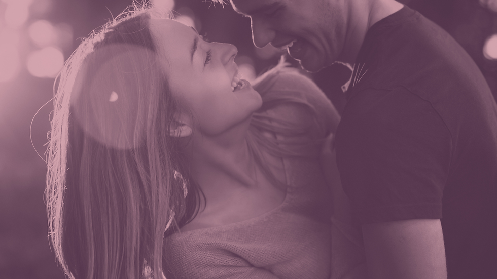 A couple being intimate