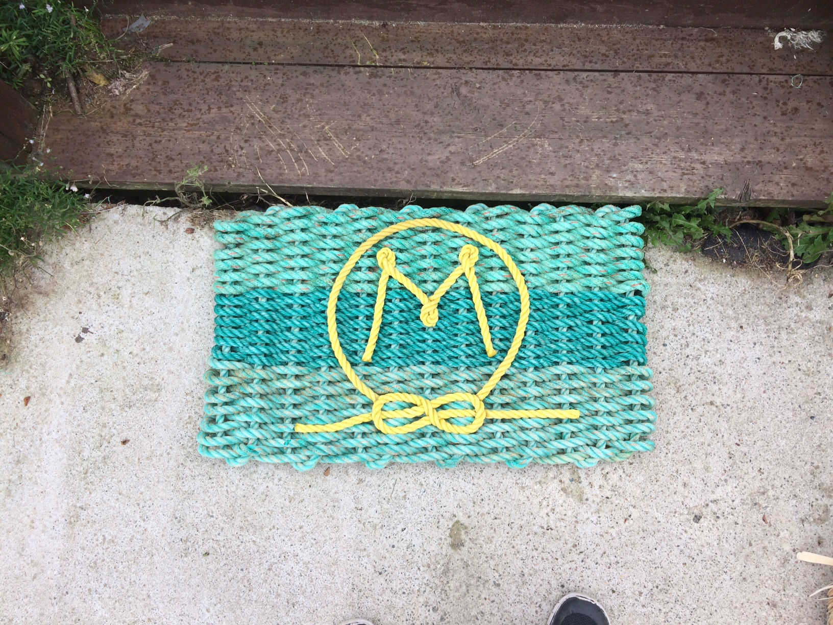 The writing's on the wall (or floor)