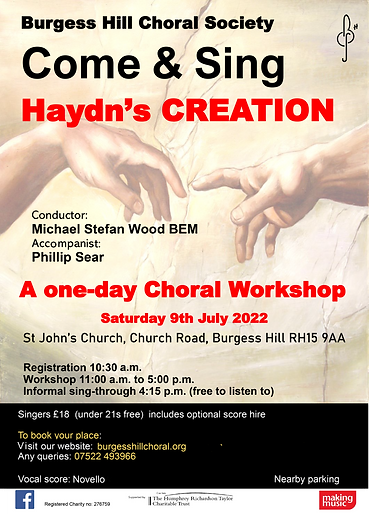 July 2022 Come and Sing poster A4 BHCS 1.2 revised.png
