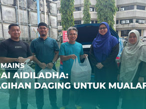 RAI AIDILADHA : AGIHAN DAGING UNTUK MUALAF