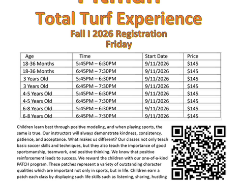 Little Kicks & Stix Announce FALL Registration Schedules