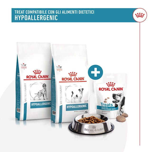 Miniatura: Treats Royal Canin Hipoallergenic 230g