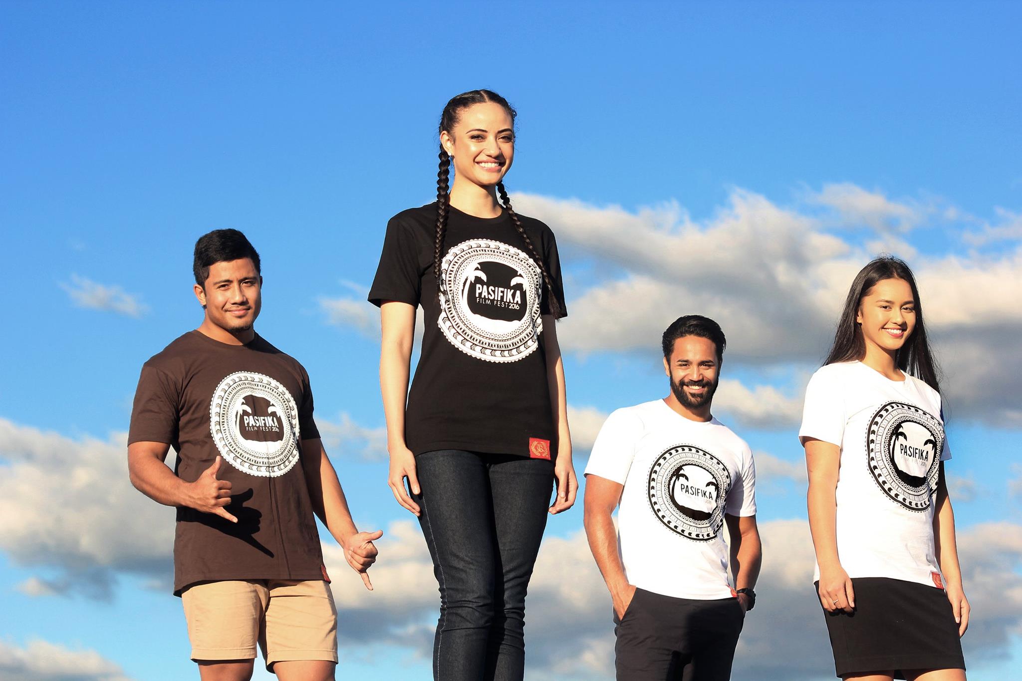 Check out our Pasifika Film Fest ambassadors rocking the new PFF 2016 tees