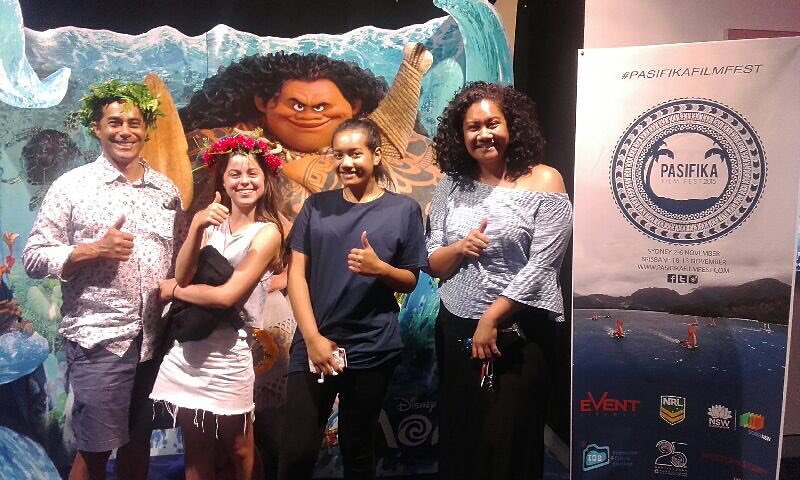 Some of our amazing PFF-GOER'S Tori & John and Sarah from My House Agency at the Tales of Oceania Se