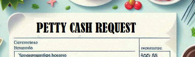 Petty Cash Request form
