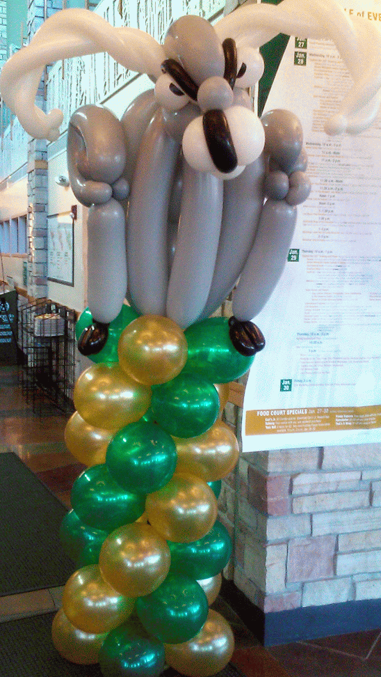 CSU Ram balloons Decor Decorations Fort Collins