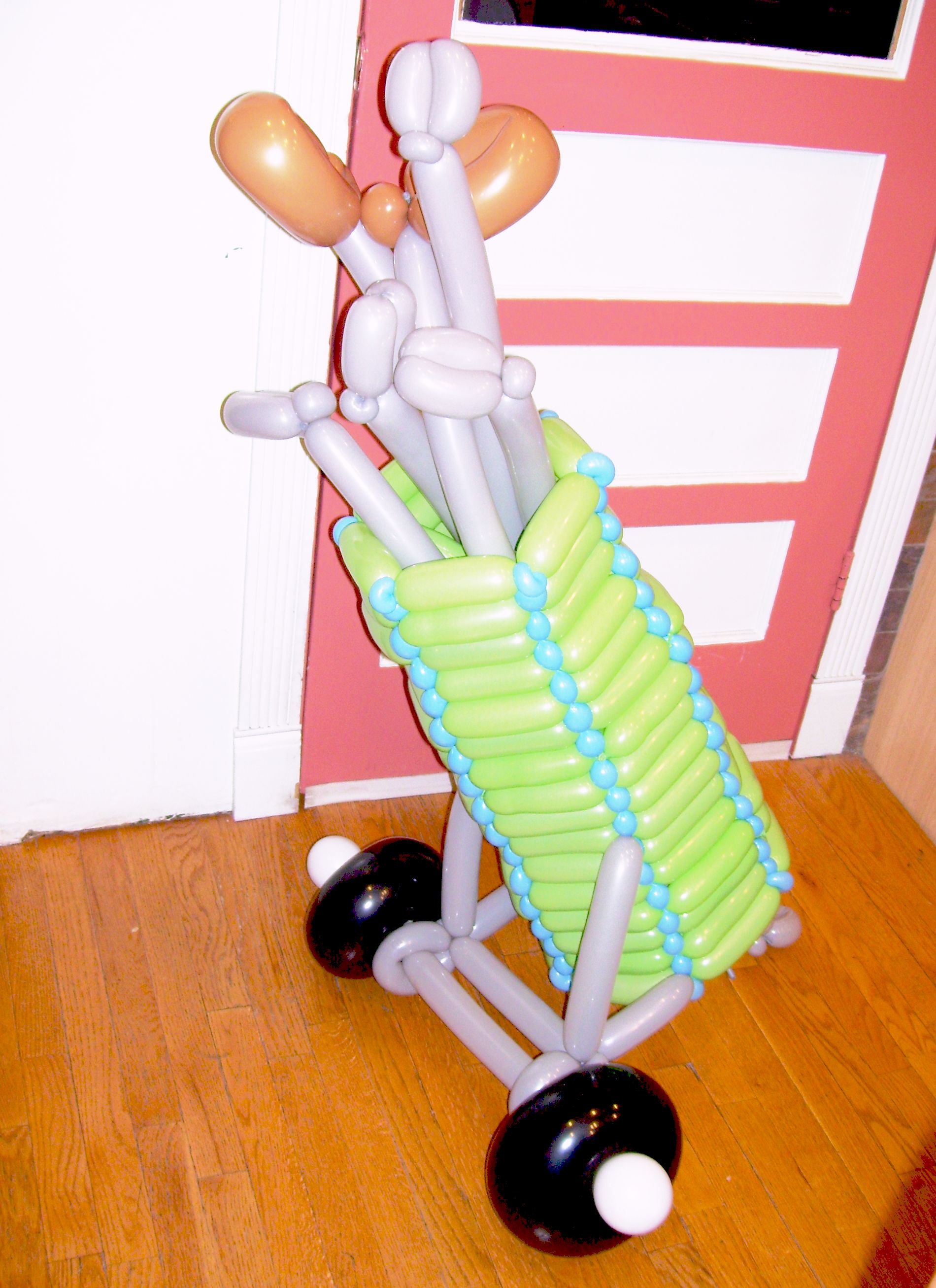 Golf bag Caddy balloon Denver Delivery Decor