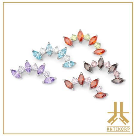 Embout Marquises Diademe Rose & Marron