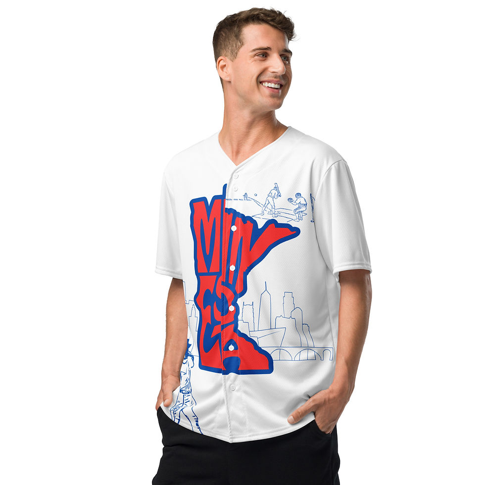 Thumbnail: Minnesota Baseball Recycled baseball jersey