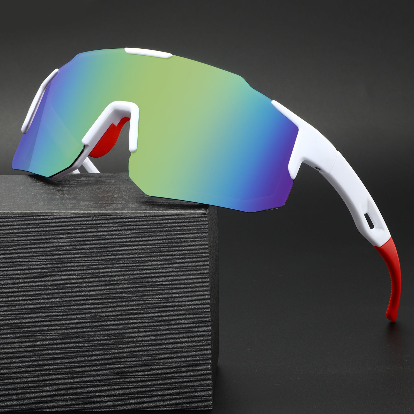Rimless UV400 Cycling Sunglasses Sports Running Sun Goggles MTB Bicycle Glasses