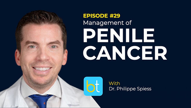 Management of Penile Cancer with Dr. Philippe Spiess on the BackTable Urology Podcast