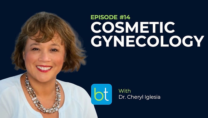 Cosmetic Gynecology with Dr. Cheryl Iglesia on the BackTable OBGYN Podcast
