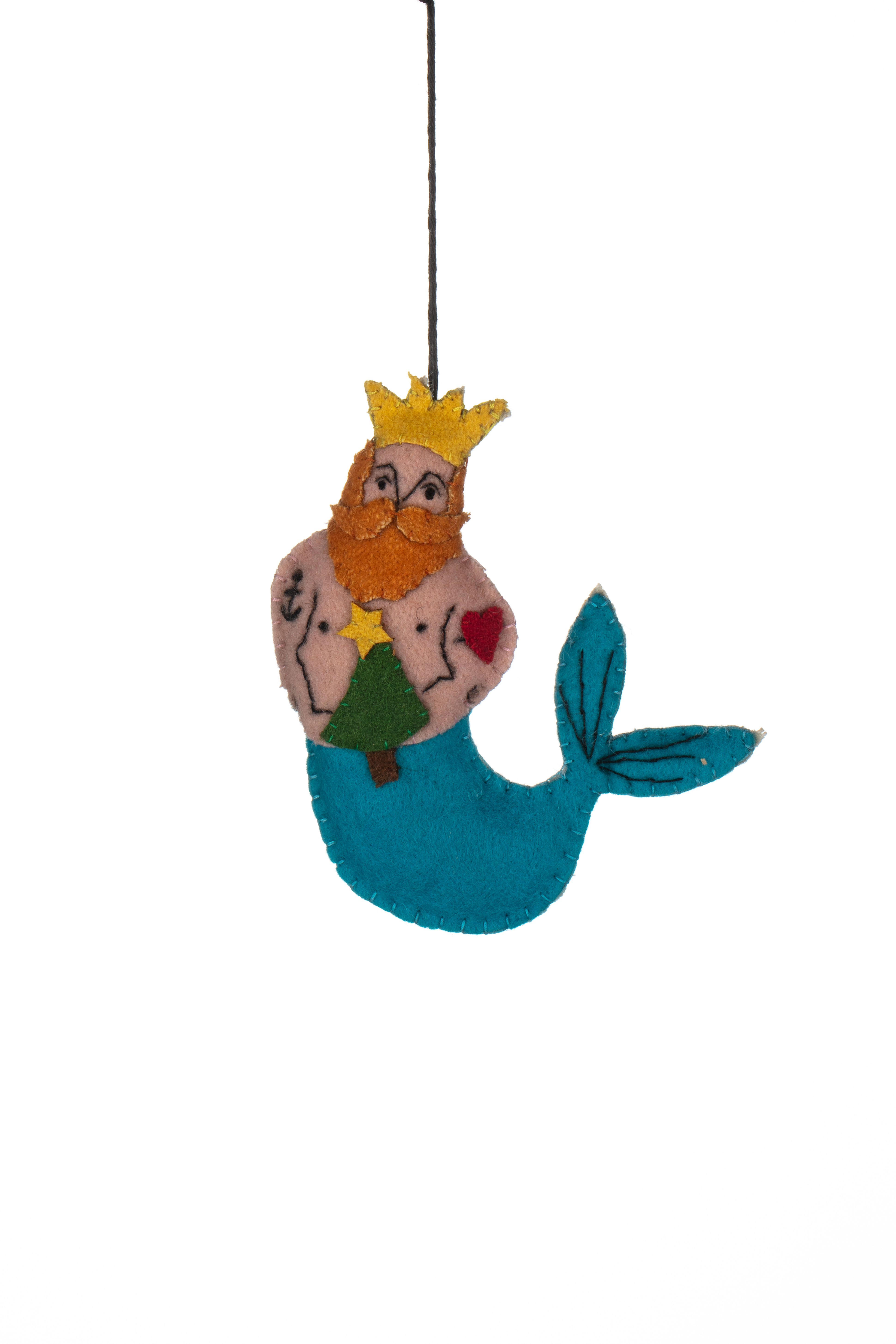 Merman Felt Decoration