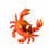 Thumbnail: Cooper the Crab Glass Christmas Decoration