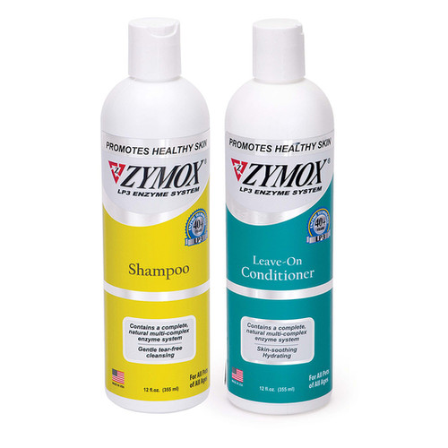 Zymox Enzymatic Dog Cat Shampoo Conditioner Bundle (12 oz) UK