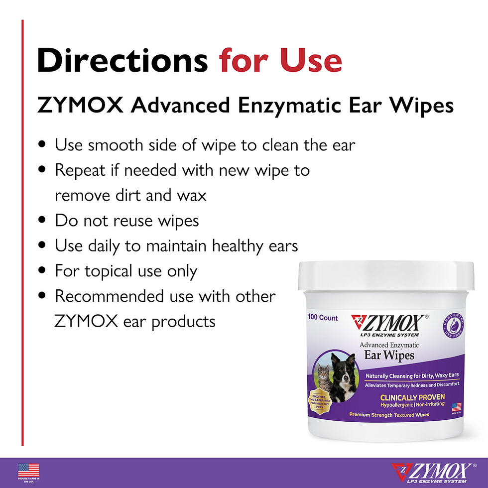 Thumbnail: ZYMOX Advanced Enzymatic Ear Wipes