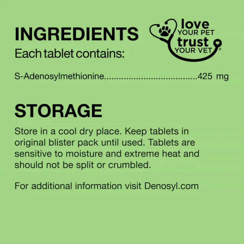 Thumbnail: Nutramax Denosyl Liver and Brain Health Supplement for Large Dogs, With S-AMe