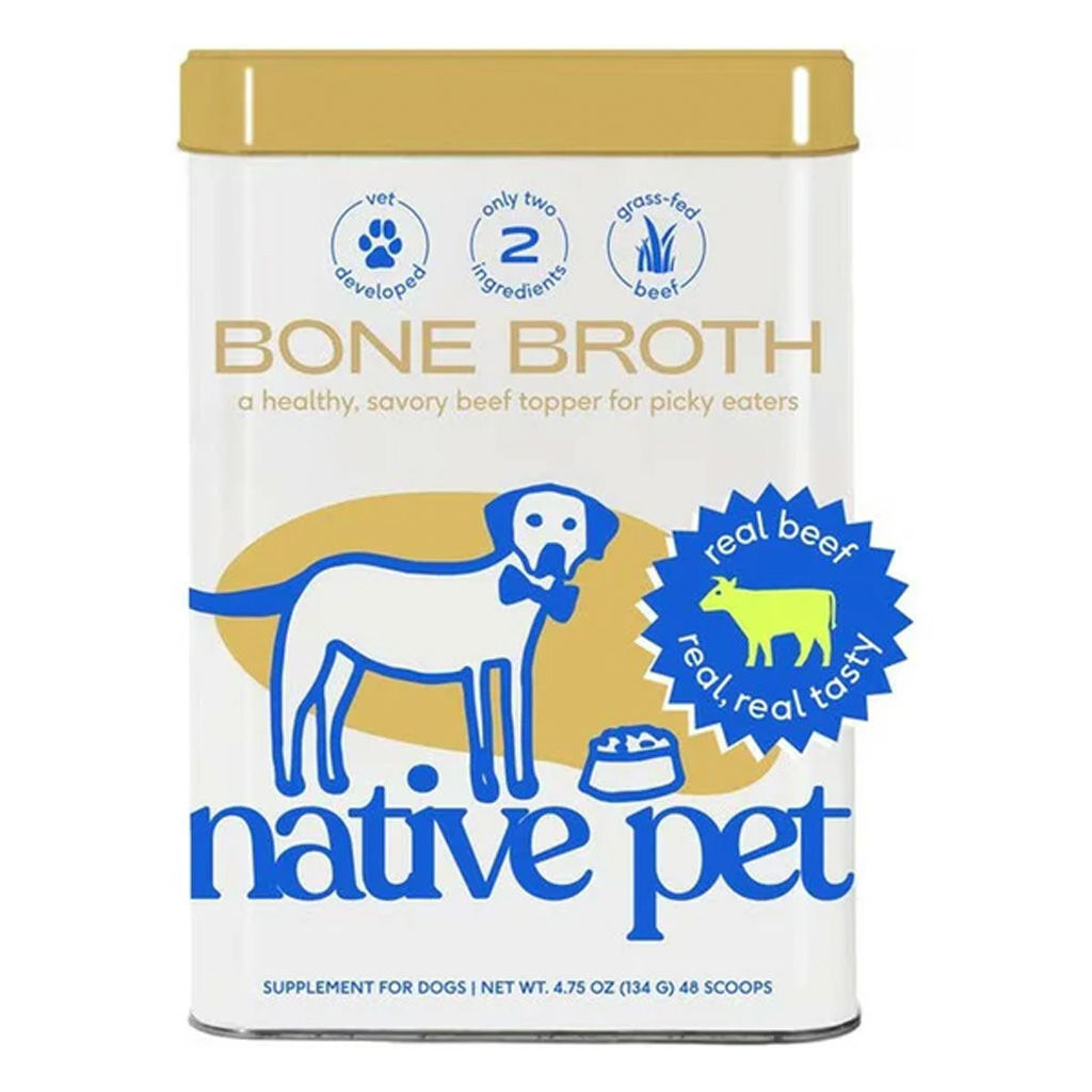 Native Pet Beef Bone Broth Powder Dog & Cat Food Topper