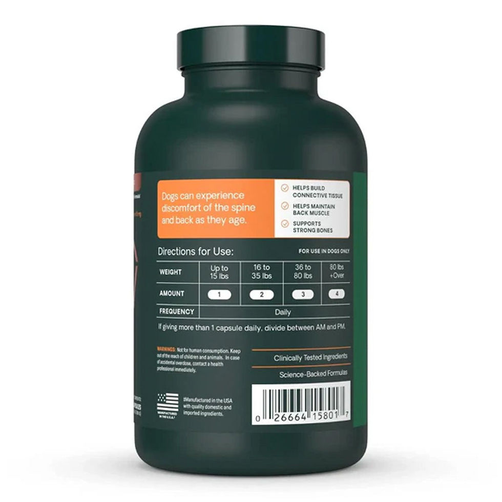 Thumbnail: VetriScience Vetri Disc Joint Supplement for Dogs (180 capsules)