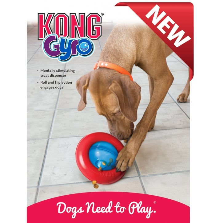 Thumbnail: KONG Gyro Treat Dispensing Dog Toy