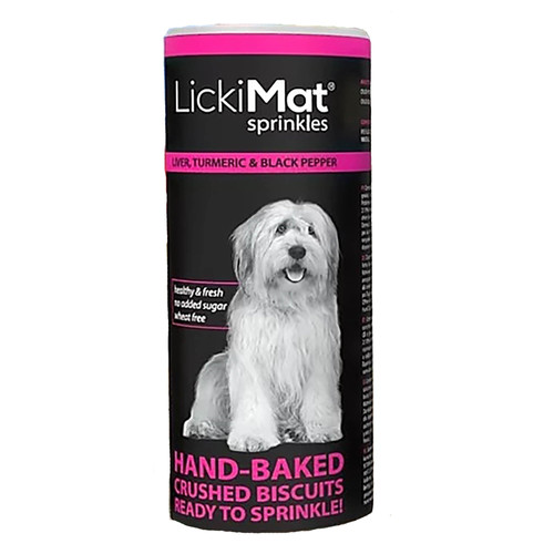 Lickimat Sprinkles Liver, Turmeric & Black Pepper Dog Treats 150g