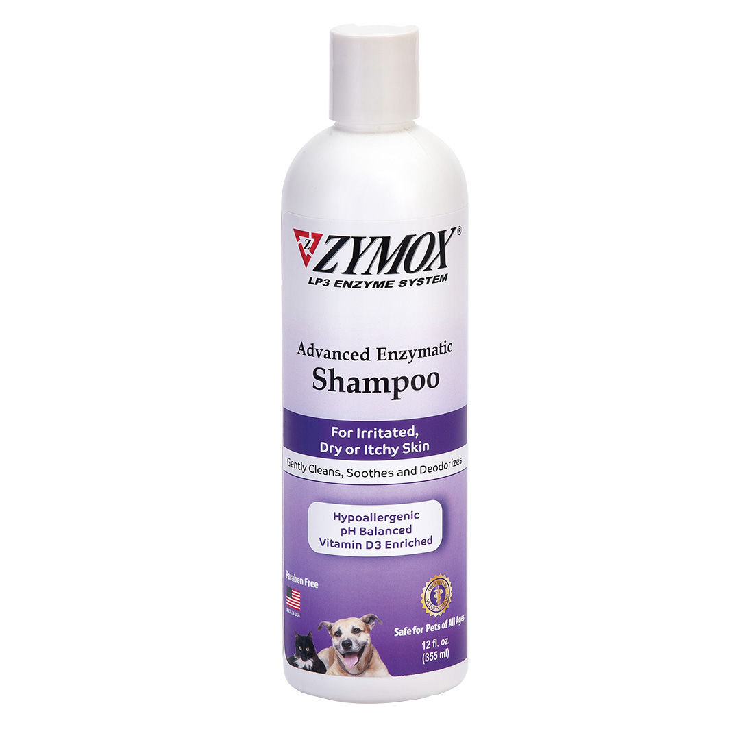 Zymox Advanced Oatmeal Shampoo 12 oz Bottle UK