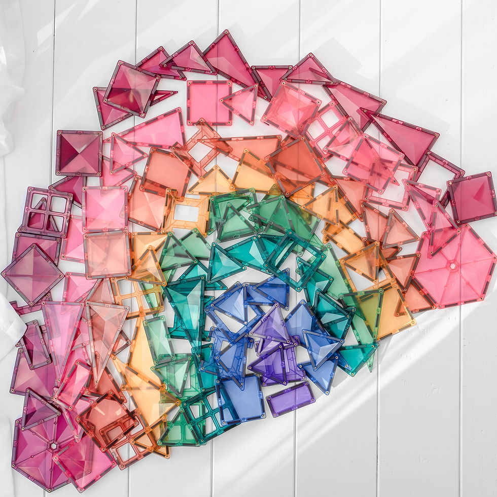 Thumbnail: Connetix - Pastel mega pack (202 stuks)