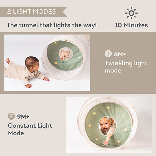 Thumbnail: Taf toys - Glow & crawl tunnel