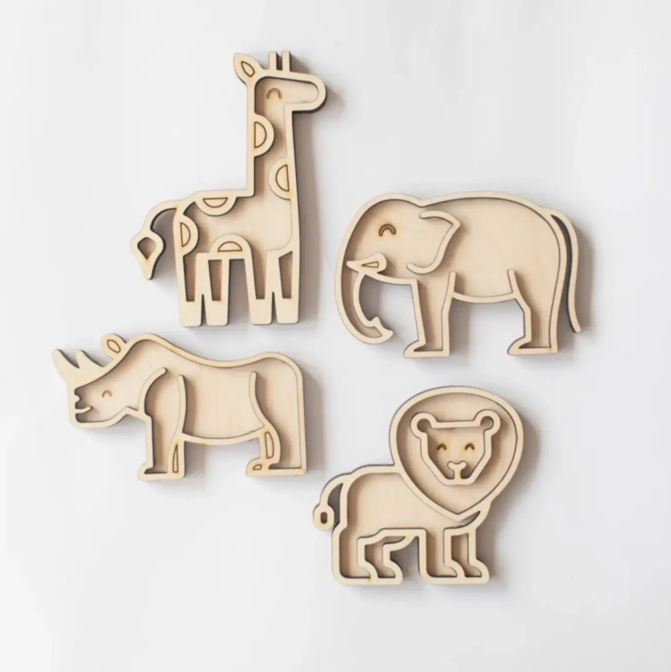 Speeltray Safaridieren (mini set) - Studio de Rijk