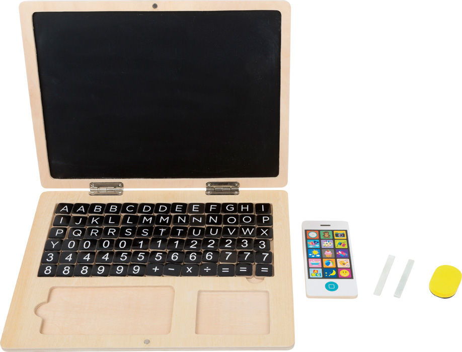 Thumbnail: Small foot - Houten laptop magneetbord