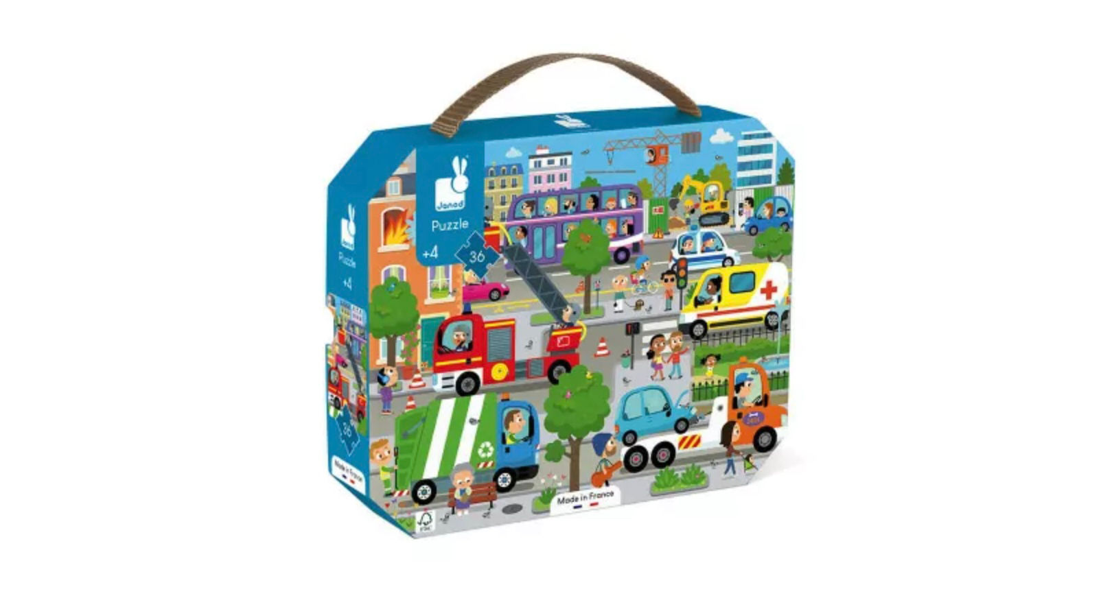 Janod - puzzel 36 stuks - stad