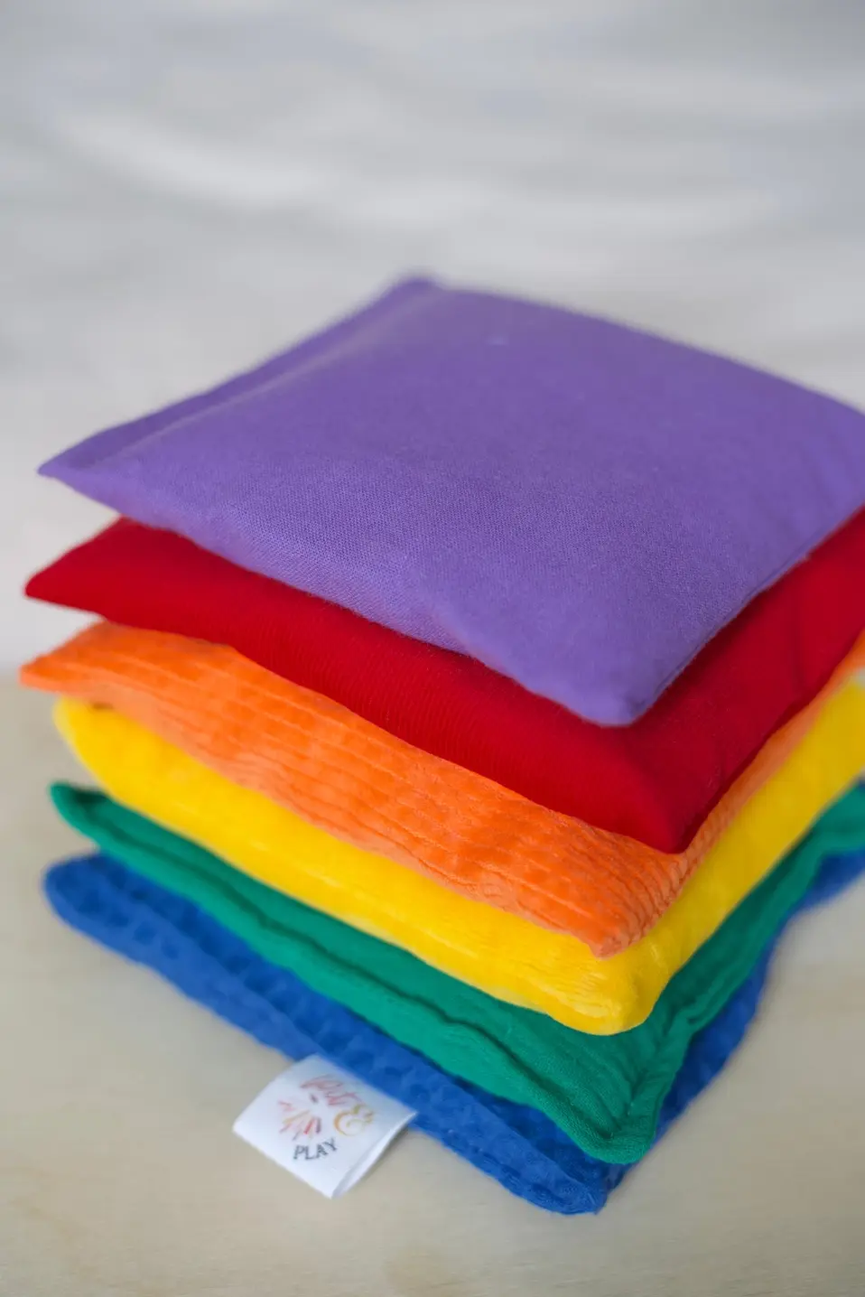 Pit and play pittenzakjes Regenboog set(6)