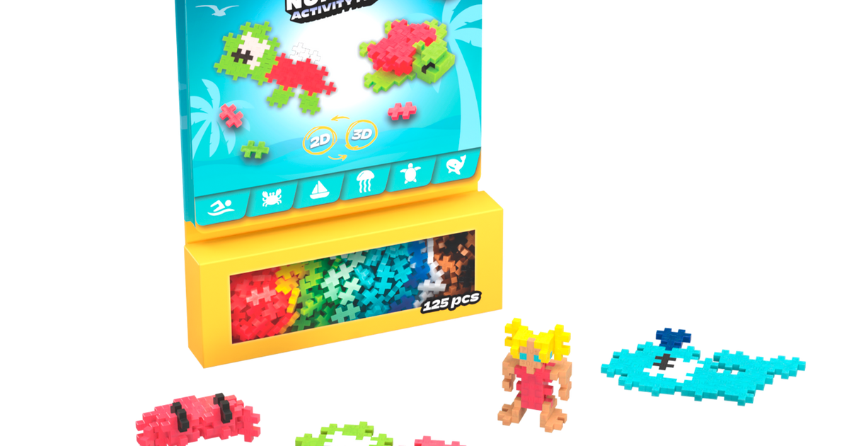 Plus Plus - Activity pad - Oceaan (125 stuks)