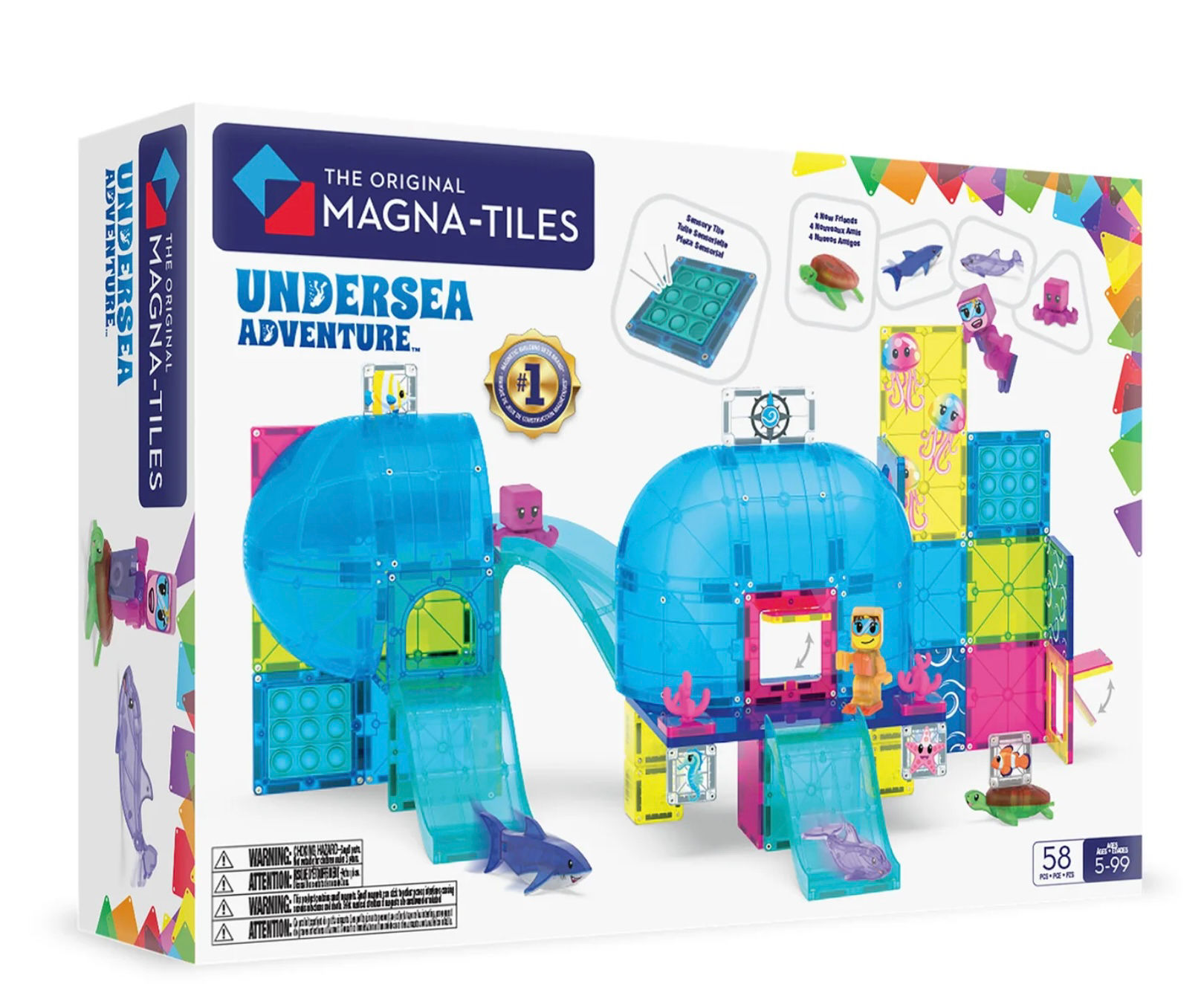 Magna-Tiles Undersea Adventure (58 stuks)