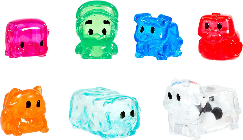Thumbnail: Jelly Blox - Squish train set (35 stuks)