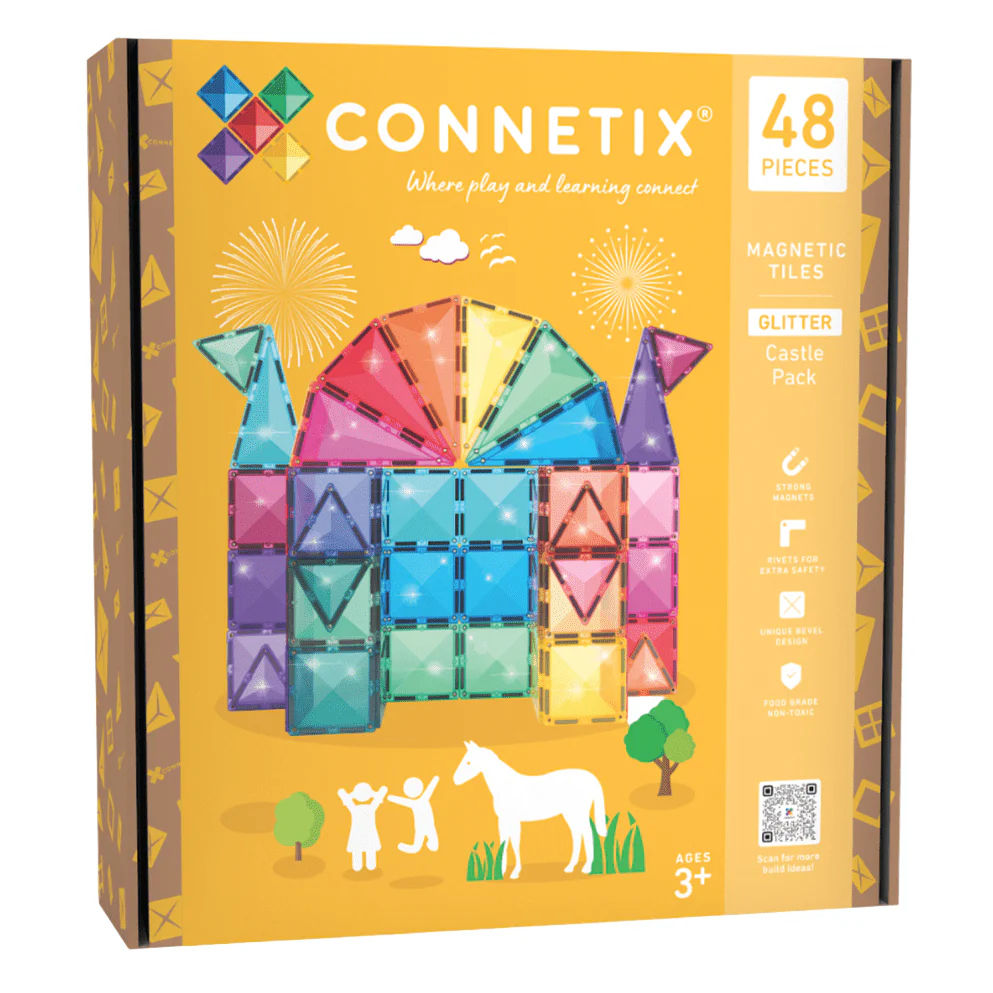 PRE-ORDER Connetix - Glitter castle (48 stuks)